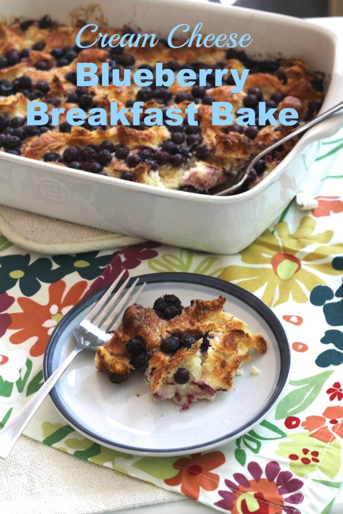 Cream Cheese & Blueberry Breakfast Bake - Brittany's Pantry : Brittany ...