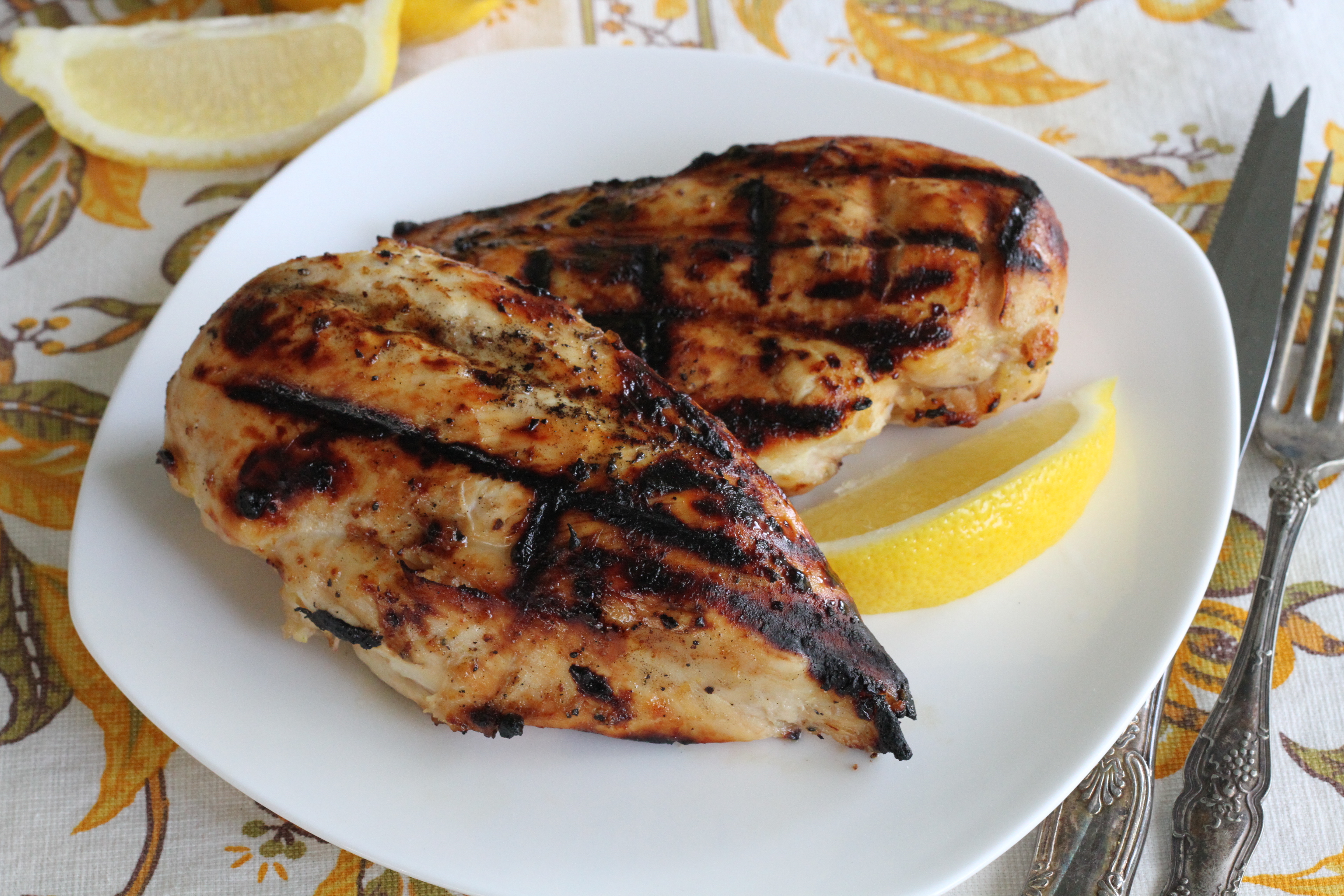 Honey-Lemon Grilled Chicken - Brittany's Pantry : Brittany's Pantry